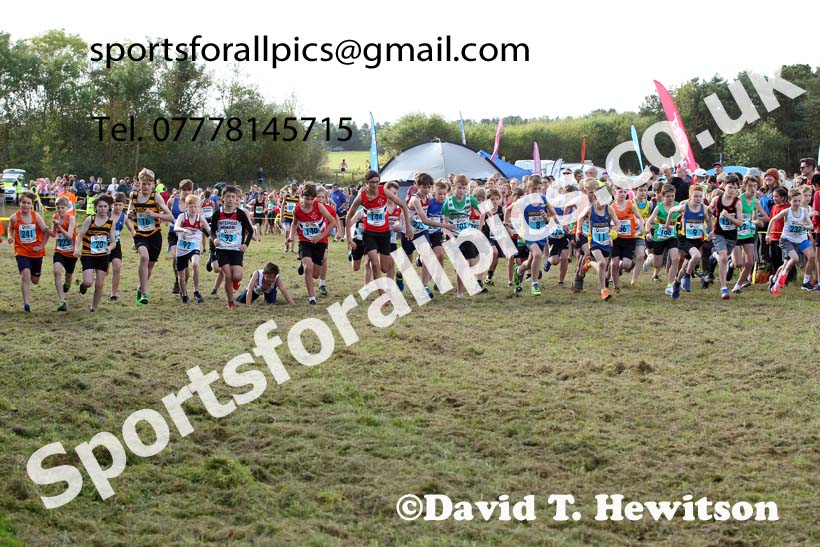 Boys under-13s 2021 North Eastern Harrier League, Druridge Bay. Photo: David T. Hewitson/Sports for All Pics